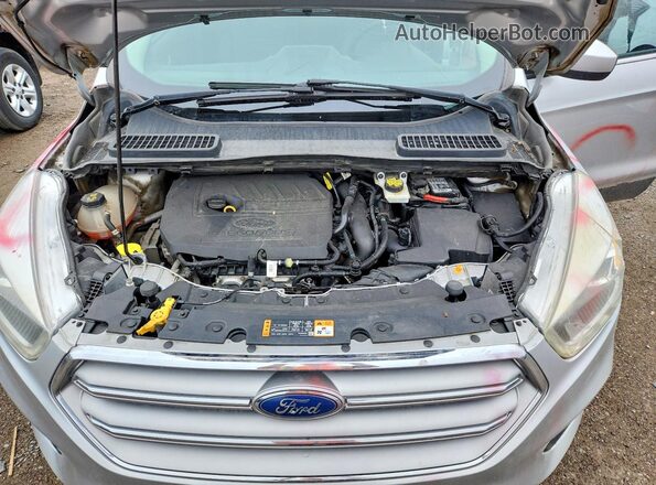 1FMCU0GD5HUE26535 2017 FORD ESCAPE Silver Շարժիչի բաժամունքի տեսք