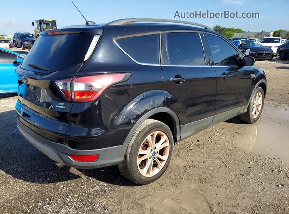1FMCU0GD5JUB28170 2018 FORD ESCAPE Black Tył prawy