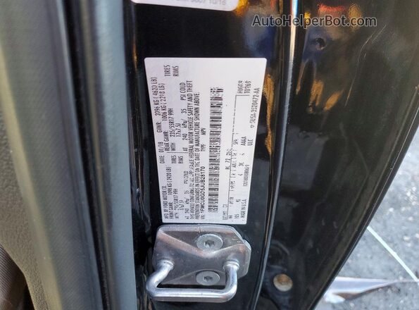 1FMCU0GD5JUB28170 2018 FORD ESCAPE Black Widok naklejki z numerem VIN
