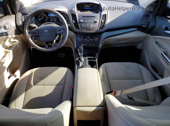 1FMCU0GD5JUB28170 2018 FORD ESCAPE Black Widok deski rozdzielczej