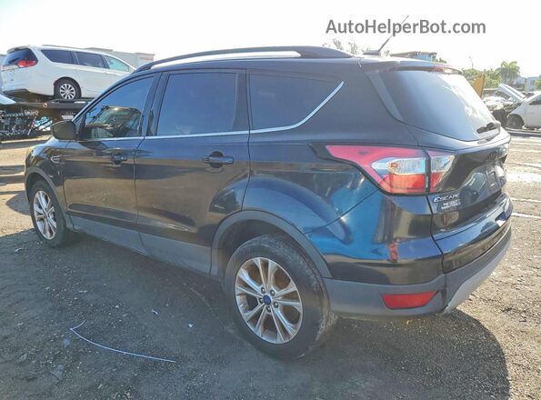 1FMCU0GD5JUB28170 2018 FORD ESCAPE Black Tył lewy