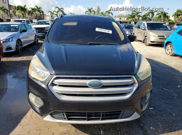 1FMCU0GD5JUB28170 2018 FORD ESCAPE Black Widok z przodu