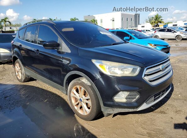 1FMCU0GD5JUB28170 2018 FORD ESCAPE Black Przód prawy