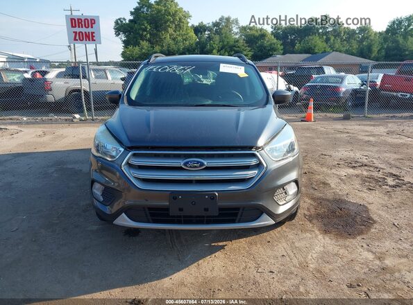 1FMCU0GD5JUB46054 2018 FORD ESCAPE Gray Вид щитка приладів