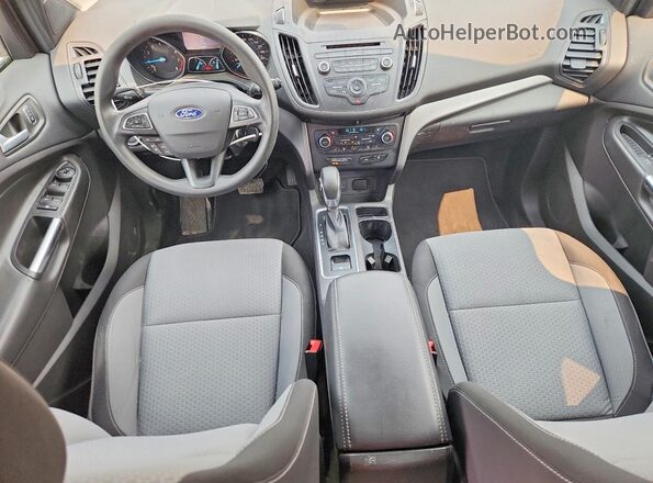 1FMCU0GD5JUC14420 2018 FORD ESCAPE Белый Вид панели приборов