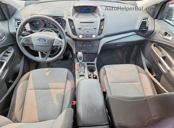 1FMCU0GD5JUC36918 2018 FORD ESCAPE Черный Вид панели приборов