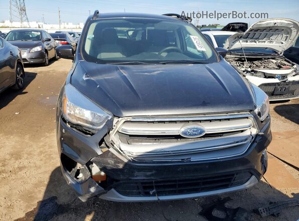 1FMCU0GD5JUC61625 2018 FORD ESCAPE Gray Front view
