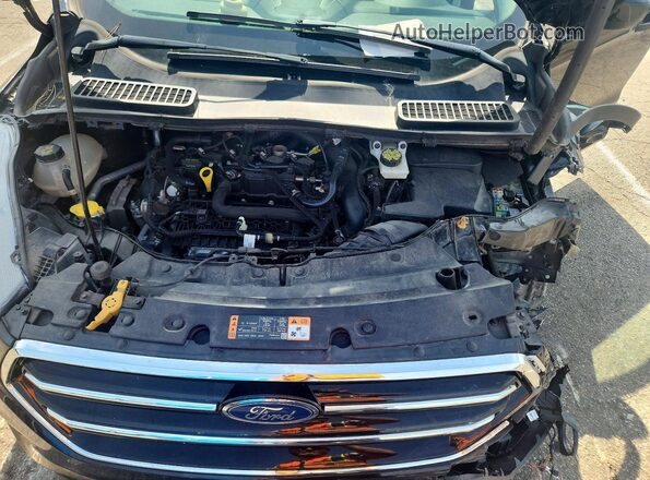 1FMCU0GD5KUA16342 2019 FORD ESCAPE Black Engine compartment view