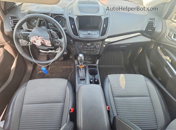 1FMCU0GD5KUA16342 2019 FORD ESCAPE Black Dashboard view