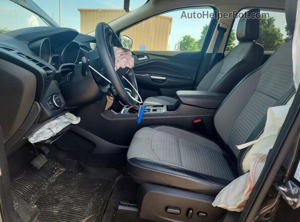 1FMCU0GD5KUA16342 2019 FORD ESCAPE Black Front interior view