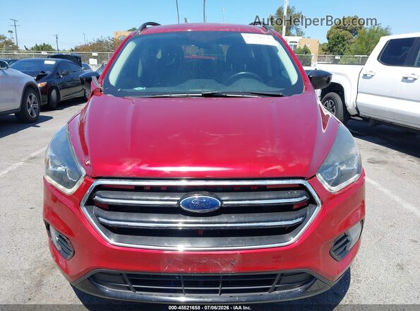 1FMCU0GD5KUA35778 2019 FORD ESCAPE Red Вид щитка приладів