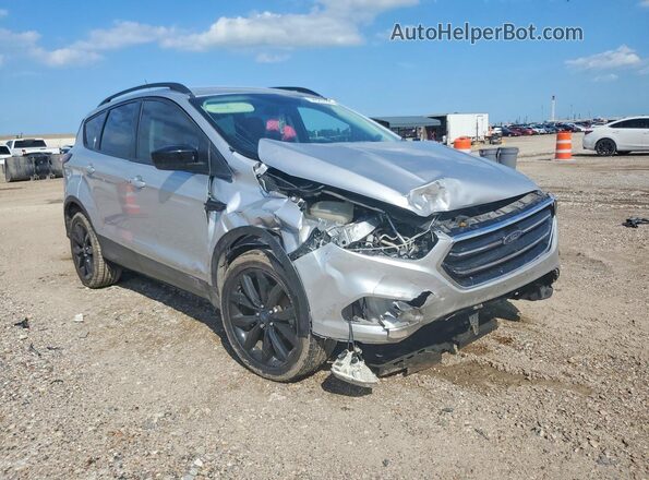 1FMCU0GD5KUC09882 2019 FORD ESCAPE Silver Przód prawy
