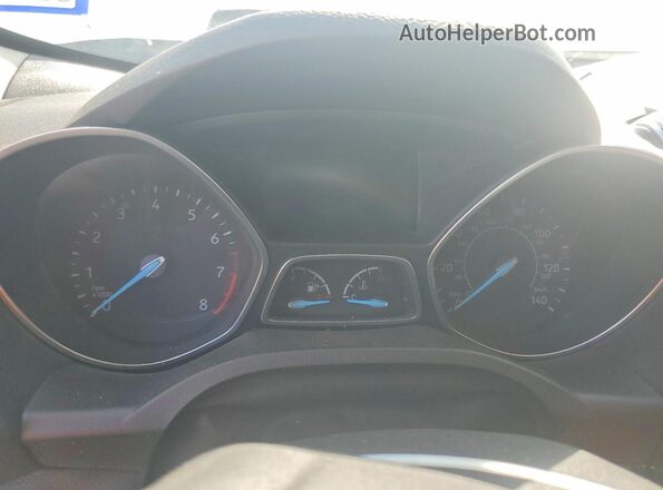1FMCU0GD5KUC09882 2019 FORD ESCAPE Silver Widok zestawu wskaźników