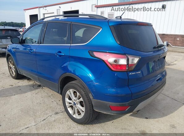 1FMCU0GD6HUA37743 2017 FORD ESCAPE Blue Задня ліва чверть