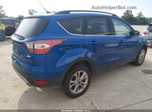 1FMCU0GD6HUA37743 2017 FORD ESCAPE Blue Задня права чверть