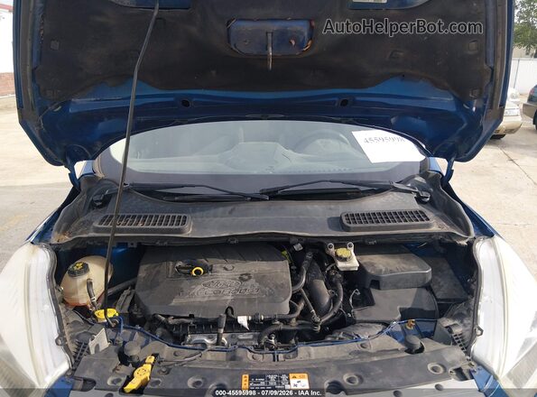 1FMCU0GD6HUA37743 2017 FORD ESCAPE Blue Вид ззаду