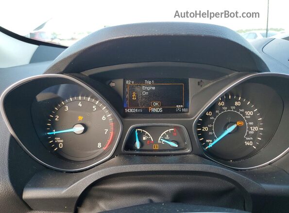 1FMCU0GD6HUB42346 2017 FORD ESCAPE White Vista del cuadro de instrumentos