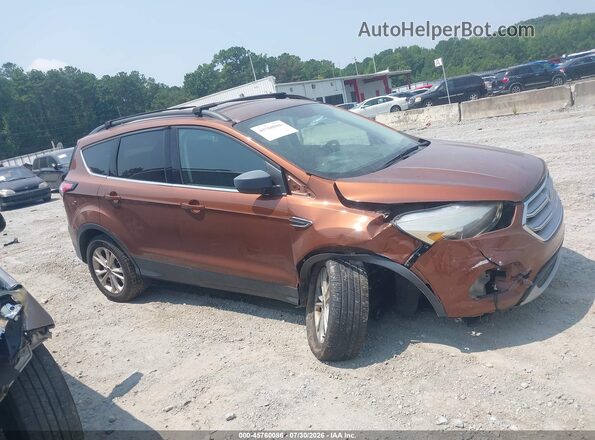 1FMCU0GD6HUB77677 2017 FORD ESCAPE Orange Вид задньої частини салону