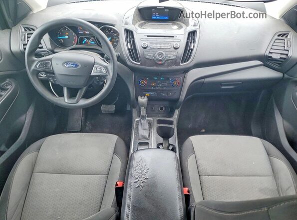 1FMCU0GD6HUB96407 2017 FORD ESCAPE Black Widok deski rozdzielczej