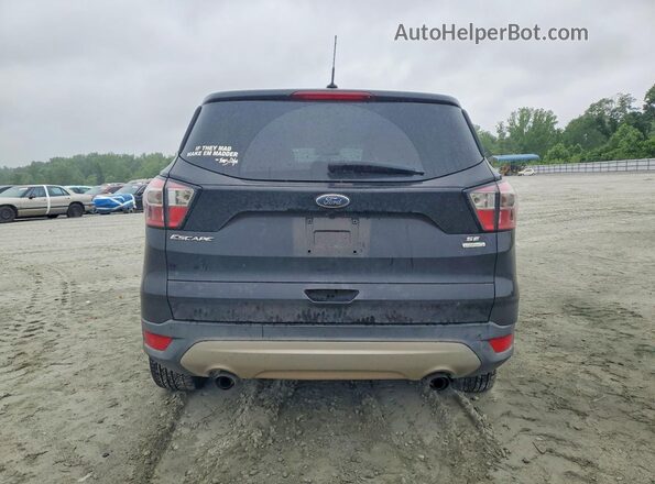 1FMCU0GD6HUB96407 2017 FORD ESCAPE Black Widok z tyłu