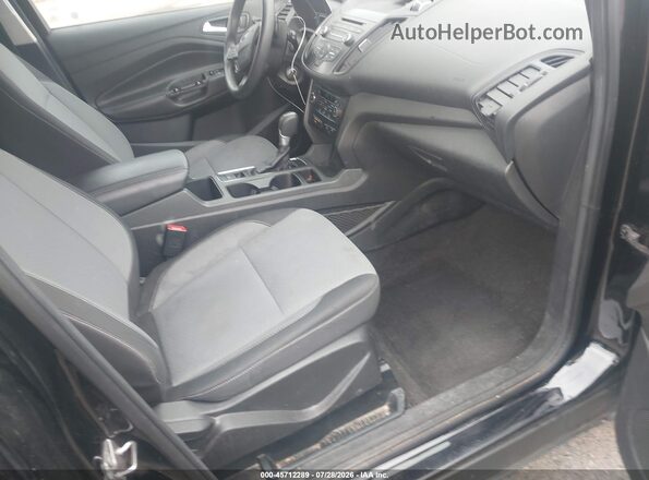 1FMCU0GD6HUE38547 2017 FORD ESCAPE Black წინა სალონის ხედი