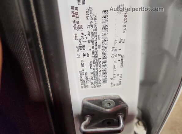 1FMCU0GD6HUE39276 2017 FORD ESCAPE White Vista interior de 360 grados