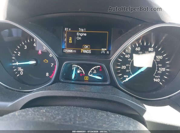1FMCU0GD6HUE48429 2017 FORD ESCAPE Gray უკანა სავარძლების ხედი