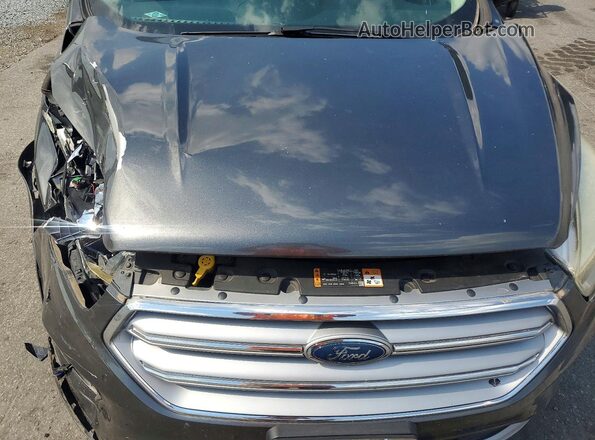 1FMCU0GD6HUE65795 2017 FORD ESCAPE Gray ძრავის განყოფილების ხედი