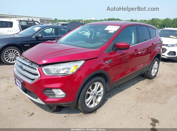 1FMCU0GD6HUE67546 2017 FORD ESCAPE Red Vista tres cuartos delantera izquierda