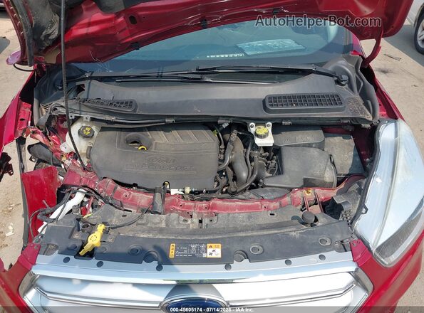 1FMCU0GD6HUE67546 2017 FORD ESCAPE Red Vista trasera