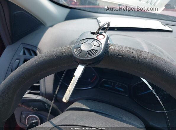 1FMCU0GD6HUE67546 2017 FORD ESCAPE Red Vista del salpicadero