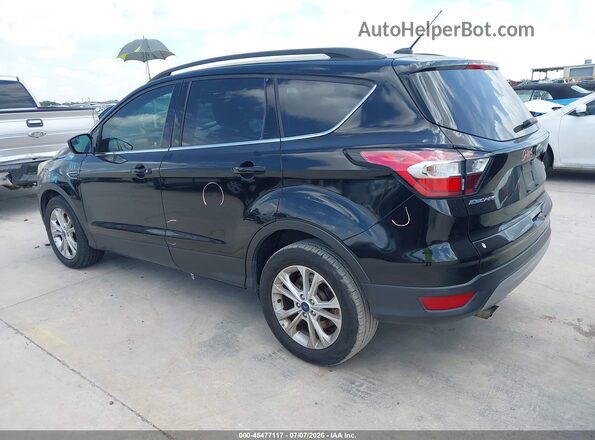 1FMCU0GD6JUA41538 2018 FORD ESCAPE Черный Задняя левая четверть