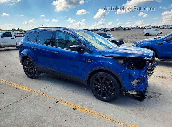 1FMCU0GD6JUB08803 2018 FORD ESCAPE Blue Przód prawy