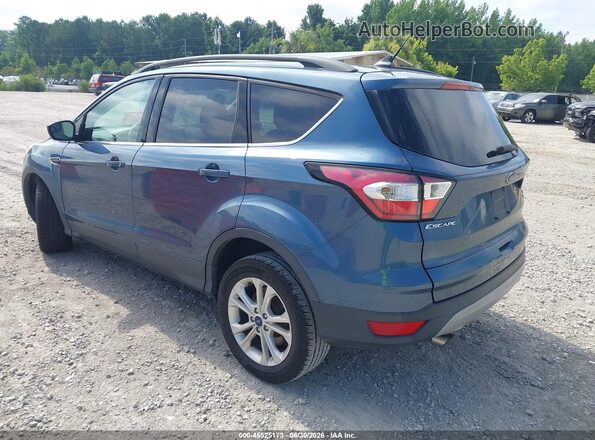 1FMCU0GD6JUC68261 2018 FORD ESCAPE Blue Rear left