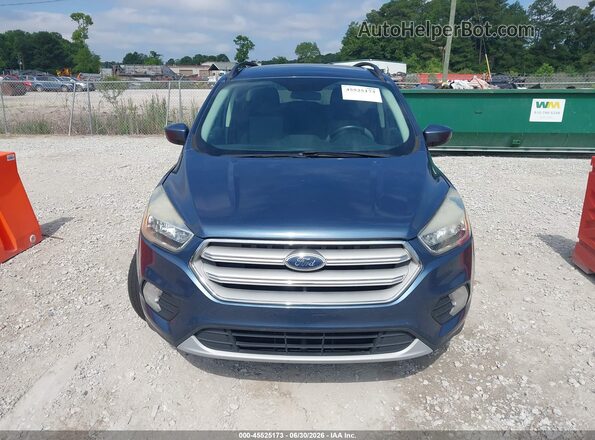 1FMCU0GD6JUC68261 2018 FORD ESCAPE Blue Instrument cluster view