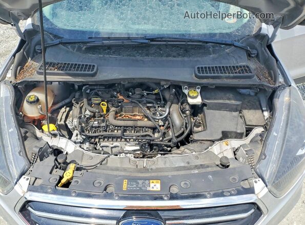 1FMCU0GD6KUB48851 2019 FORD ESCAPE Silver Engine compartment view