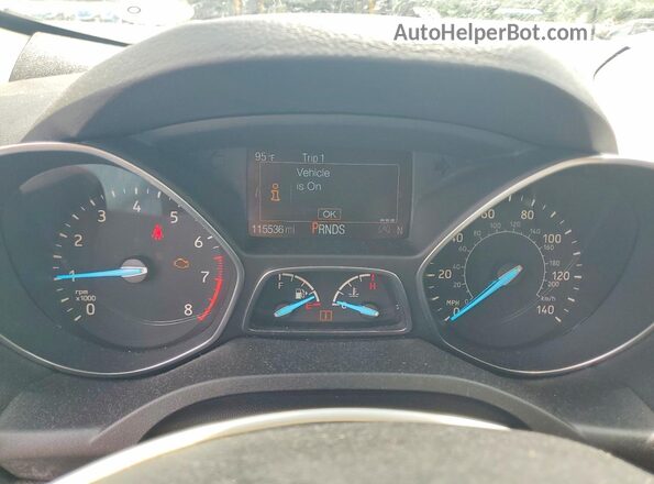 1FMCU0GD6KUB48851 2019 FORD ESCAPE Silver Instrument cluster view