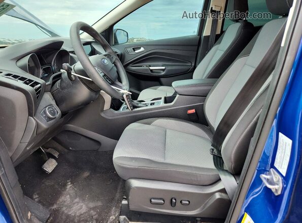 1FMCU0GD6KUC52675 2019 FORD ESCAPE Blue Front interior view