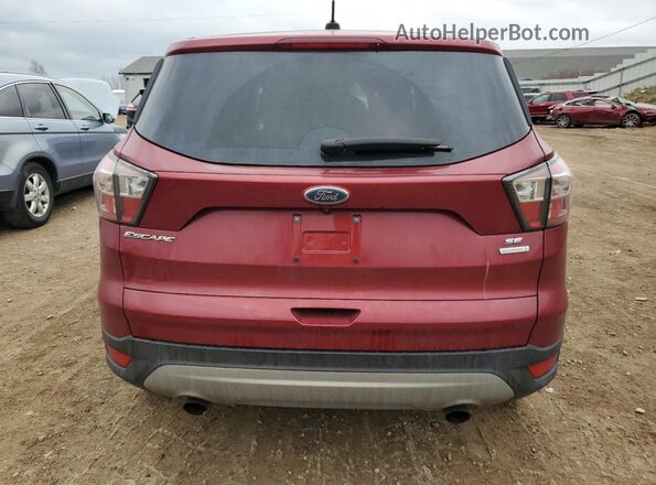 1FMCU0GD7HUA23026 2017 FORD ESCAPE Red Widok z tyłu