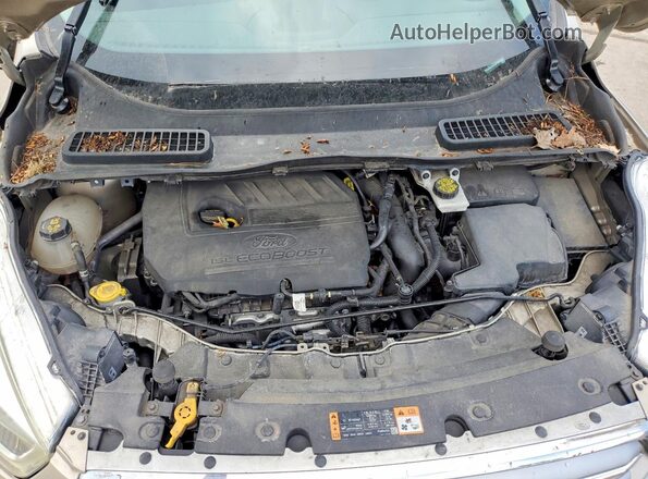 1FMCU0GD7HUA91696 2017 FORD ESCAPE Золотой Вид подкапотного пространства