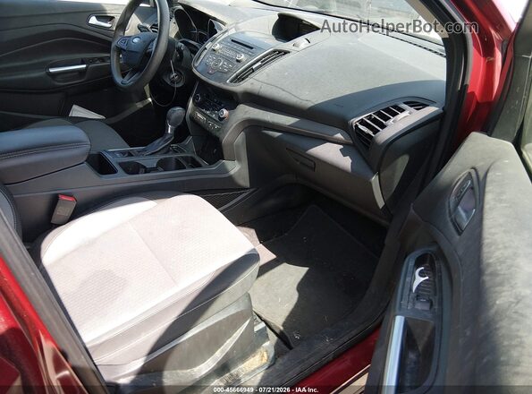 1FMCU0GD7HUB79356 2017 FORD ESCAPE Red წინა სალონის ხედი