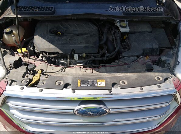 1FMCU0GD7HUB79356 2017 FORD ESCAPE Red უკანა ხედი