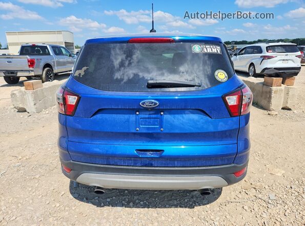 1FMCU0GD7HUC78775 2017 FORD ESCAPE Blue Widok z tyłu