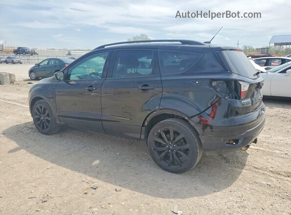 1FMCU0GD7HUC79148 2017 FORD ESCAPE Black Tył lewy