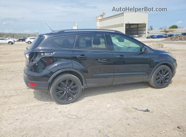 1FMCU0GD7HUC79148 2017 FORD ESCAPE Black Tył prawy