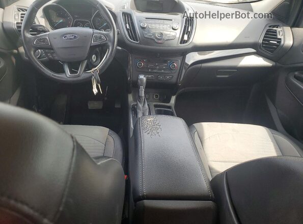1FMCU0GD7HUC79148 2017 FORD ESCAPE Black Widok deski rozdzielczej