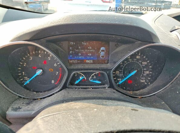 1FMCU0GD7HUE06674 2017 FORD ESCAPE Gold ხელსაწყოთა პანელის ხედი