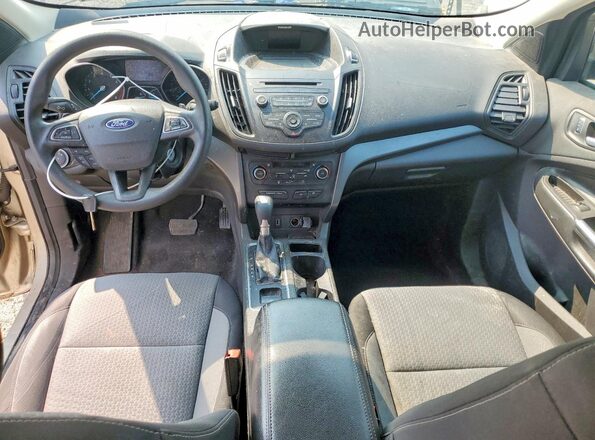 1FMCU0GD7HUE06674 2017 FORD ESCAPE Gold წინა პანელის ხედი