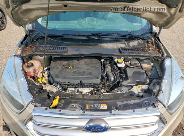 1FMCU0GD7HUE06674 2017 FORD ESCAPE Gold უკანა სალონის ხედი