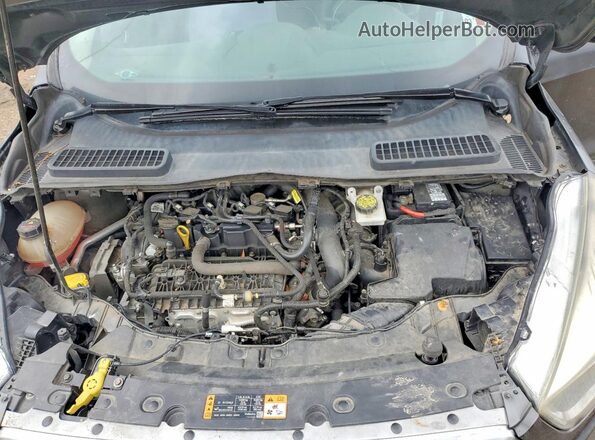 1FMCU0GD7HUE39626 2017 FORD ESCAPE Charcoal Widok wnętrza z tyłu